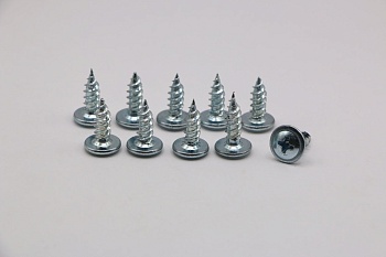 Саморез с прессшайбой 4,2х13 мм острый оцинкованный 50 шт